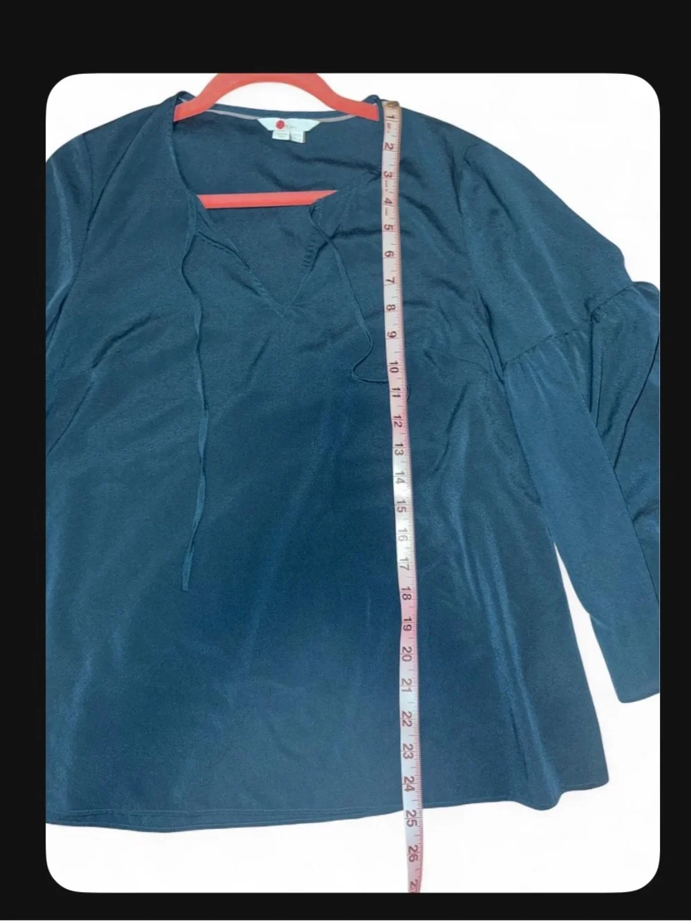 Boden Teal Top Blouse with 3/4 Sleeves Size US 6